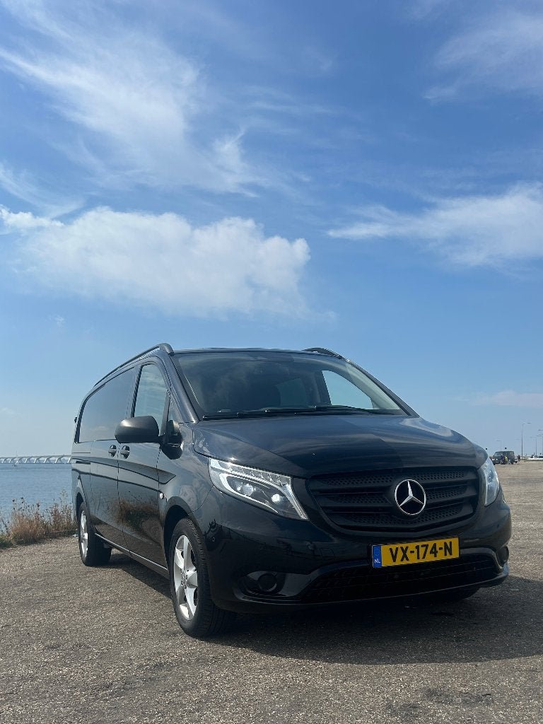 Mercedes-Benz Vito 116CDI Extralang Automaat/dubbele cabine, Automaat, Euro 5, Zwart, 4 cilinders
