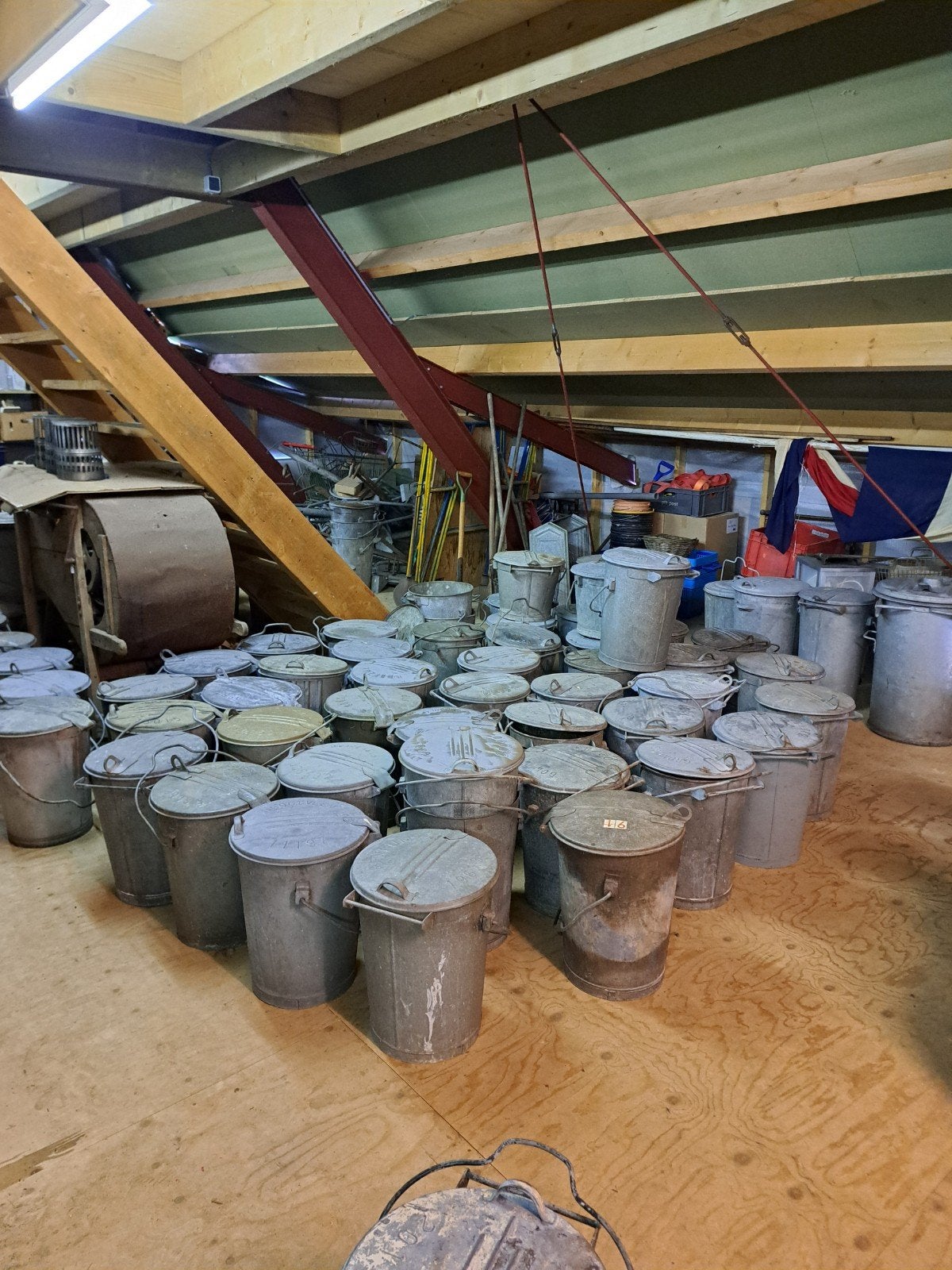 Afvalemmer, Huis en Inrichting, Woonaccessoires | Prullenbakken, 40 liter of meer, Ophalen, Kunststof