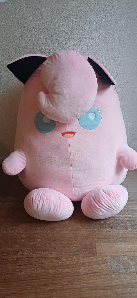Mega Pokémon Jigglypuff knuffel, Kinderen en Baby's, Speelgoed | Knuffels en Pluche, Ophalen, Overige merken, Overige typen, Zo goed als nieuw