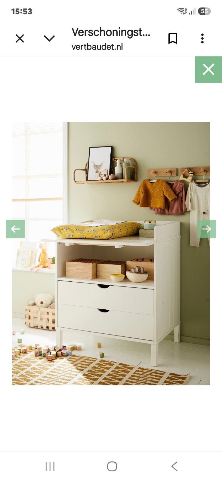 gezocht baby commode, 90 tot 105 cm, Verzenden, 50 tot 70 cm, 100 cm of meer