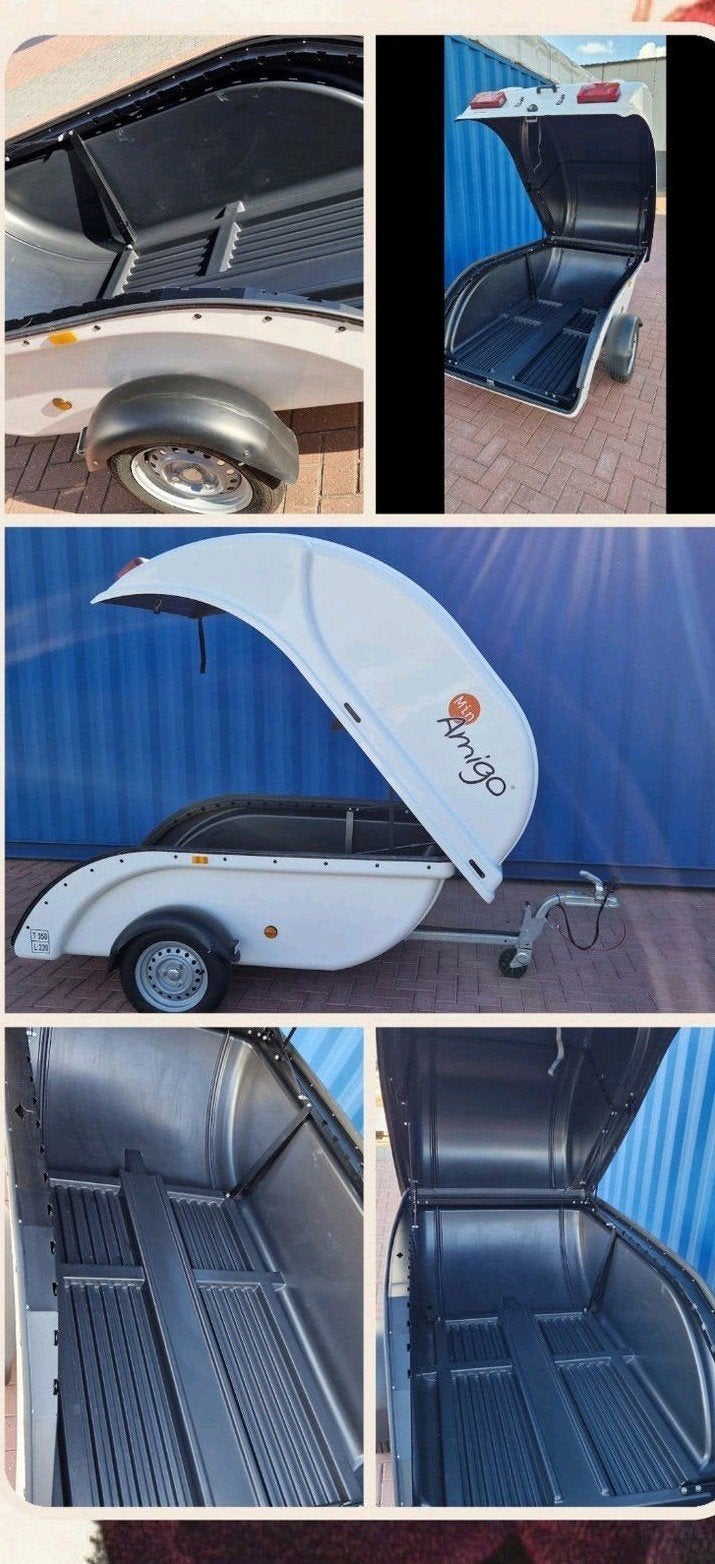 mustang Amigo bagagewagen fietsenaanhanger, Auto diversen, Ophalen, Zo goed als nieuw