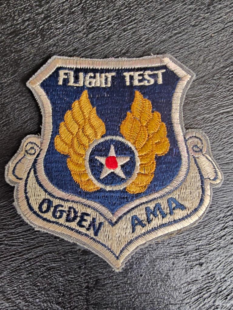 Patch , USAF Air Force Flight Test Ogden Air Logistics VIETN, Ophalen of Verzenden, Luchtmacht, Amerika, Embleem of Badge