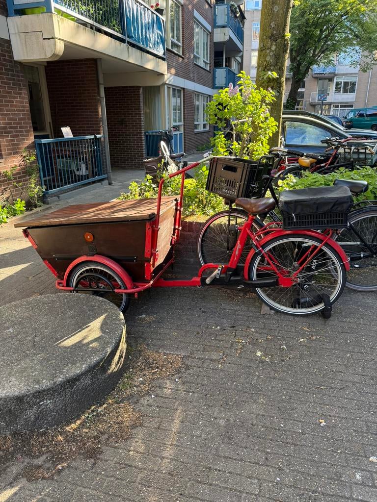 Bakfiets de fietsfabriek, Ophalen of Verzenden, Gebruikt, 4 kinderen of meer, Elektrisch