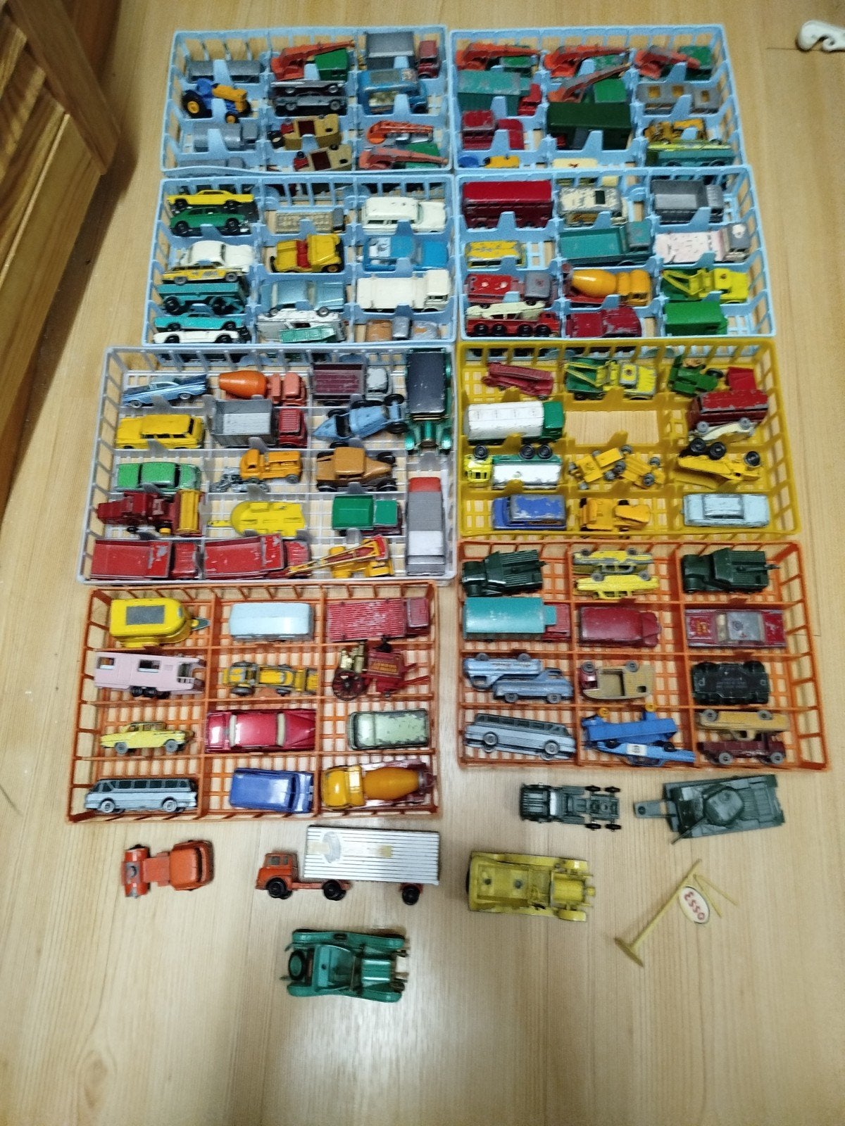 114 lesney modellen, Hobby en Vrije tijd, Modelauto's | 1:50, Ophalen of Verzenden, Gebruikt, Auto, Matchbox