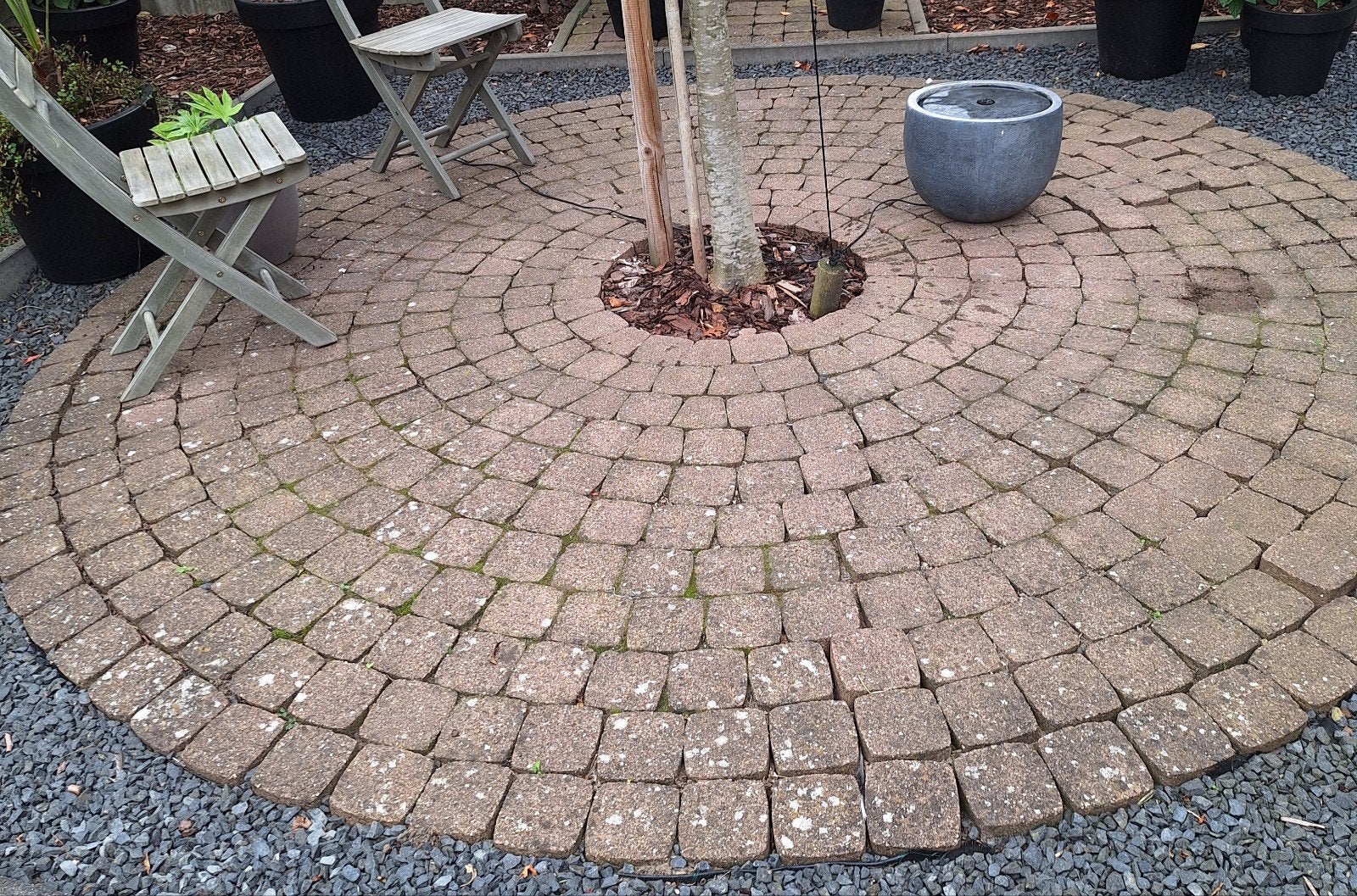 Gratis af te halen: Steencirkel, 3 meter doorsnee, Tuin en Terras, Ophalen, Gebruikt, Klinkers, 5 tot 10 m²