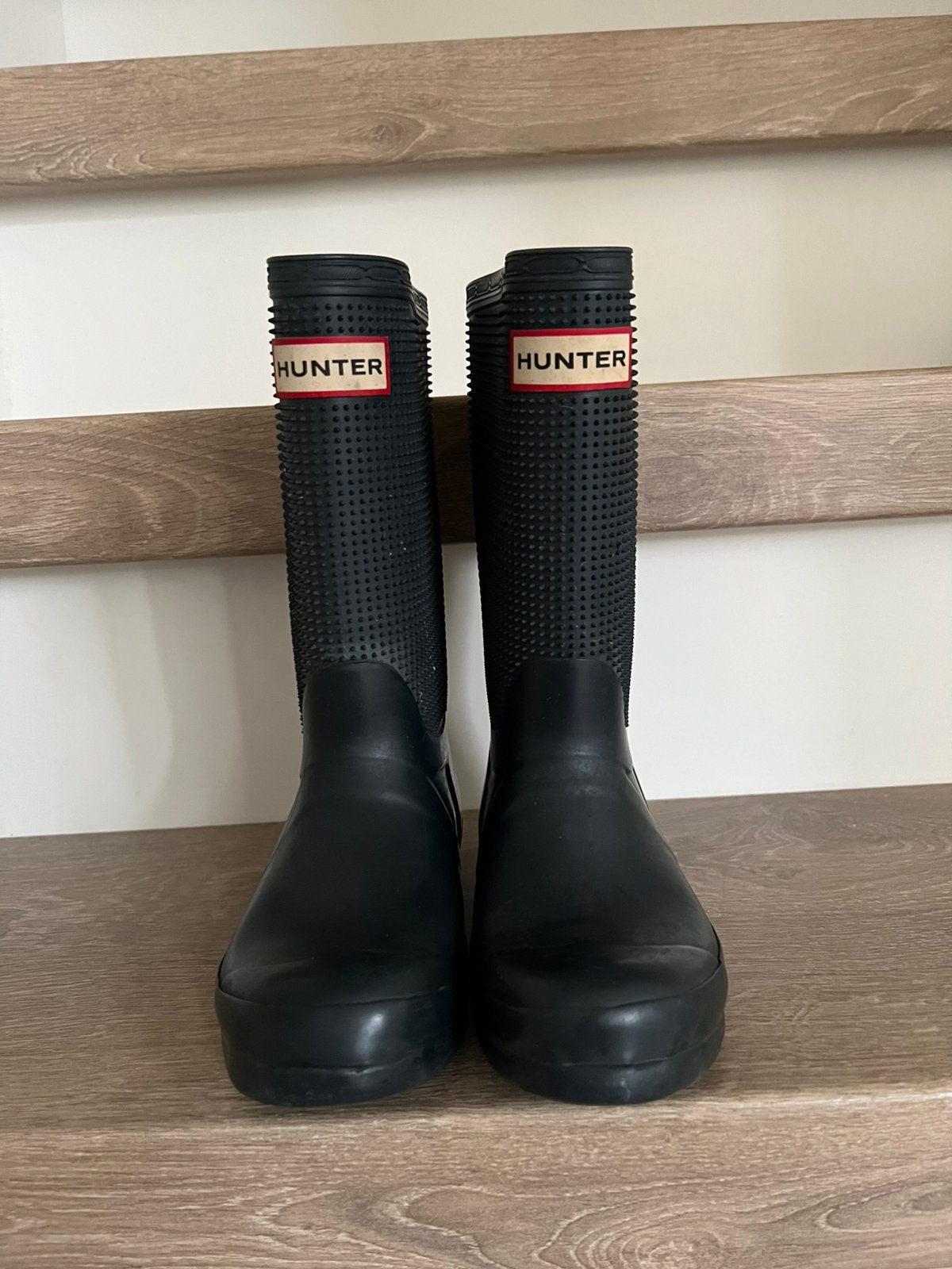 Hunter regenlaarzen, Kinderen en Baby's, Gebruikt, Jongen of Meisje, Ophalen of Verzenden, Laarzen