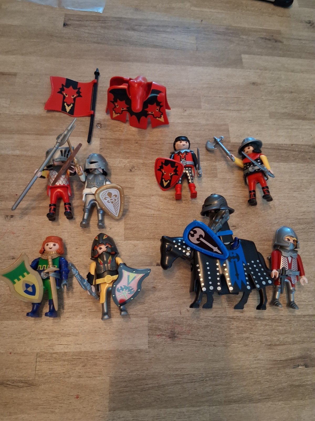 diverse playmobil ridders, Ophalen of Verzenden, Gebruikt