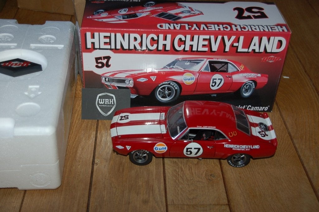1:18 CHEVROLET CAMARO CHEVYLAND #57 GMP WRH, Hobby en Vrije tijd, Verzenden, Zo goed als nieuw, Auto, Overige merken