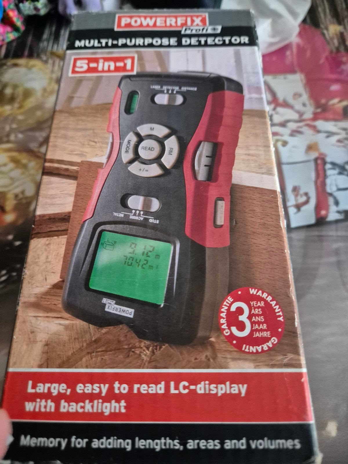 Powerfix Profi 5-in-1 Multidetector, Ophalen