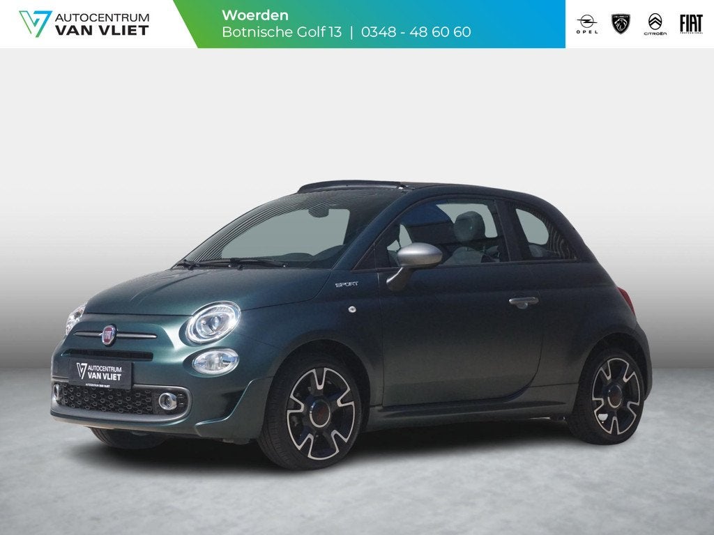 Fiat 500 C 1.0 Hybrid Sport Clima | PDC | Apple Carplay | 16, Auto's, Fiat, Voorwielaandrijving, 12 maanden, Stof, Euro 6