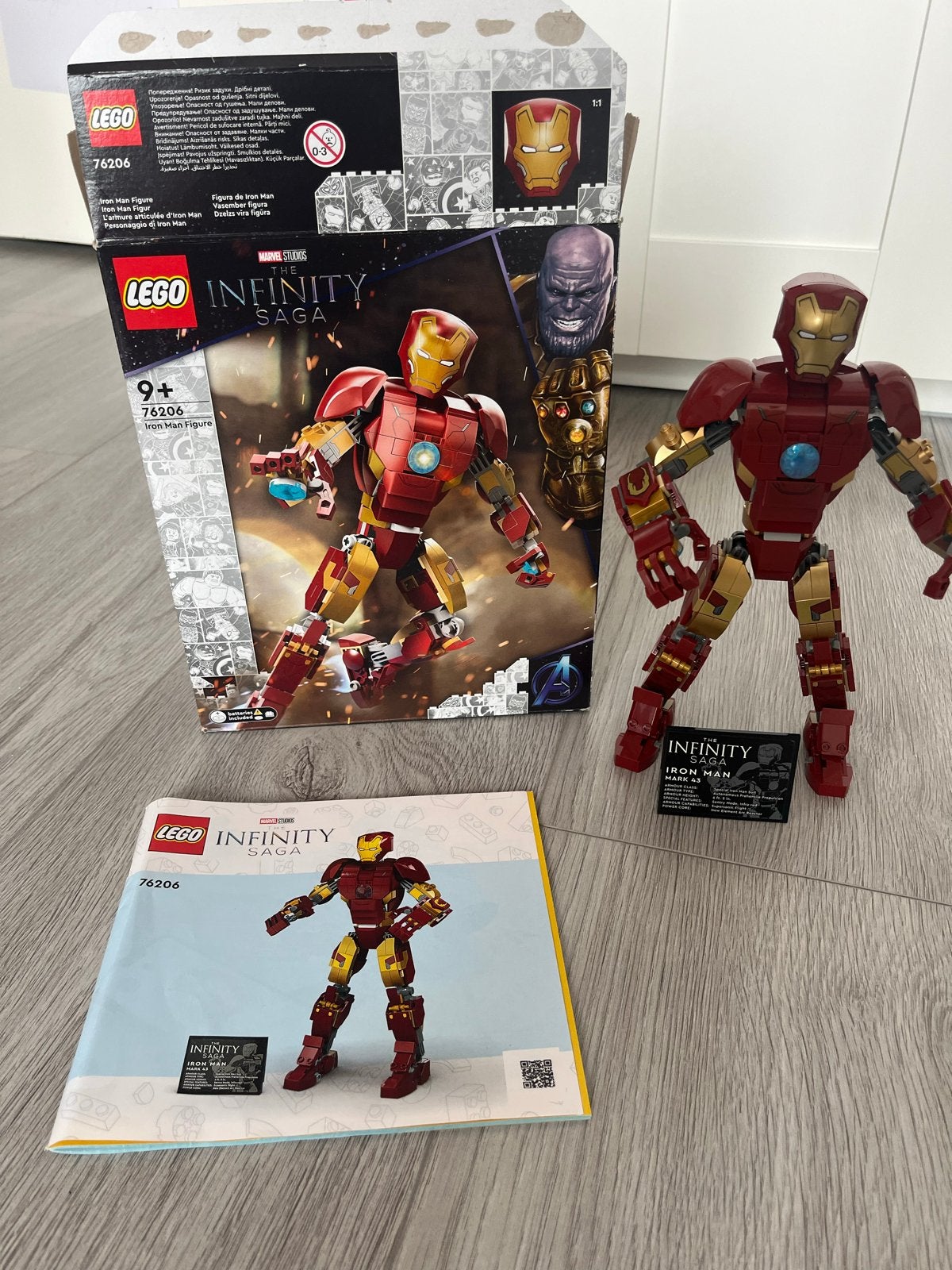LEGO Marvel Iron Man Figuur 76206 - Zo goed als nieuw, Kinderen en Baby's, Speelgoed | Duplo en Lego, Ophalen of Verzenden, Zo goed als nieuw