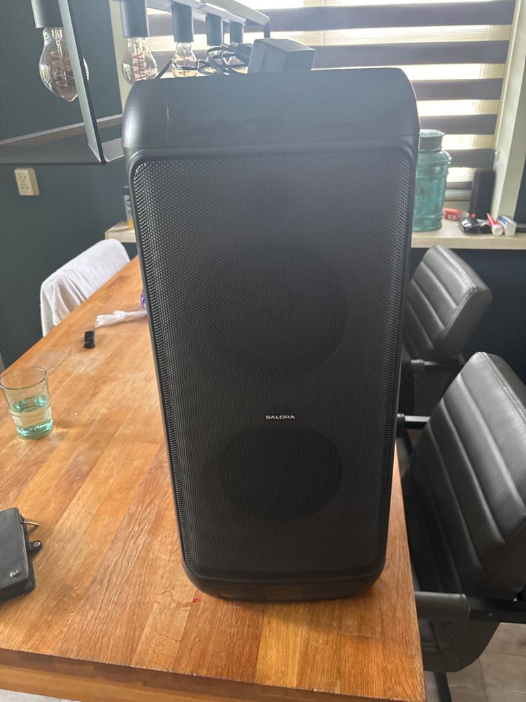 Salora Party Speaker - Krachtig Geluid voor Elk Feest, Audio, Tv en Foto, Luidsprekers, Overige typen, Zo goed als nieuw, 120 watt of meer