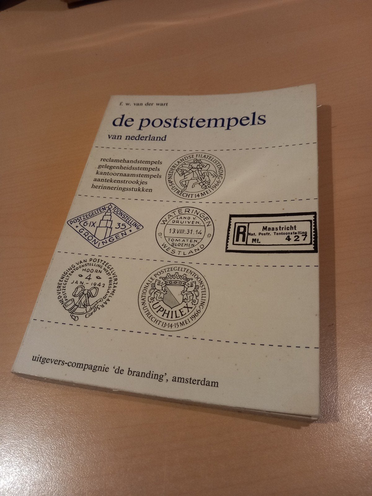 De Poststempels catalogus van Nederland - F.W. van der Wart, Postzegels en Munten, Ophalen of Verzenden, Catalogus
