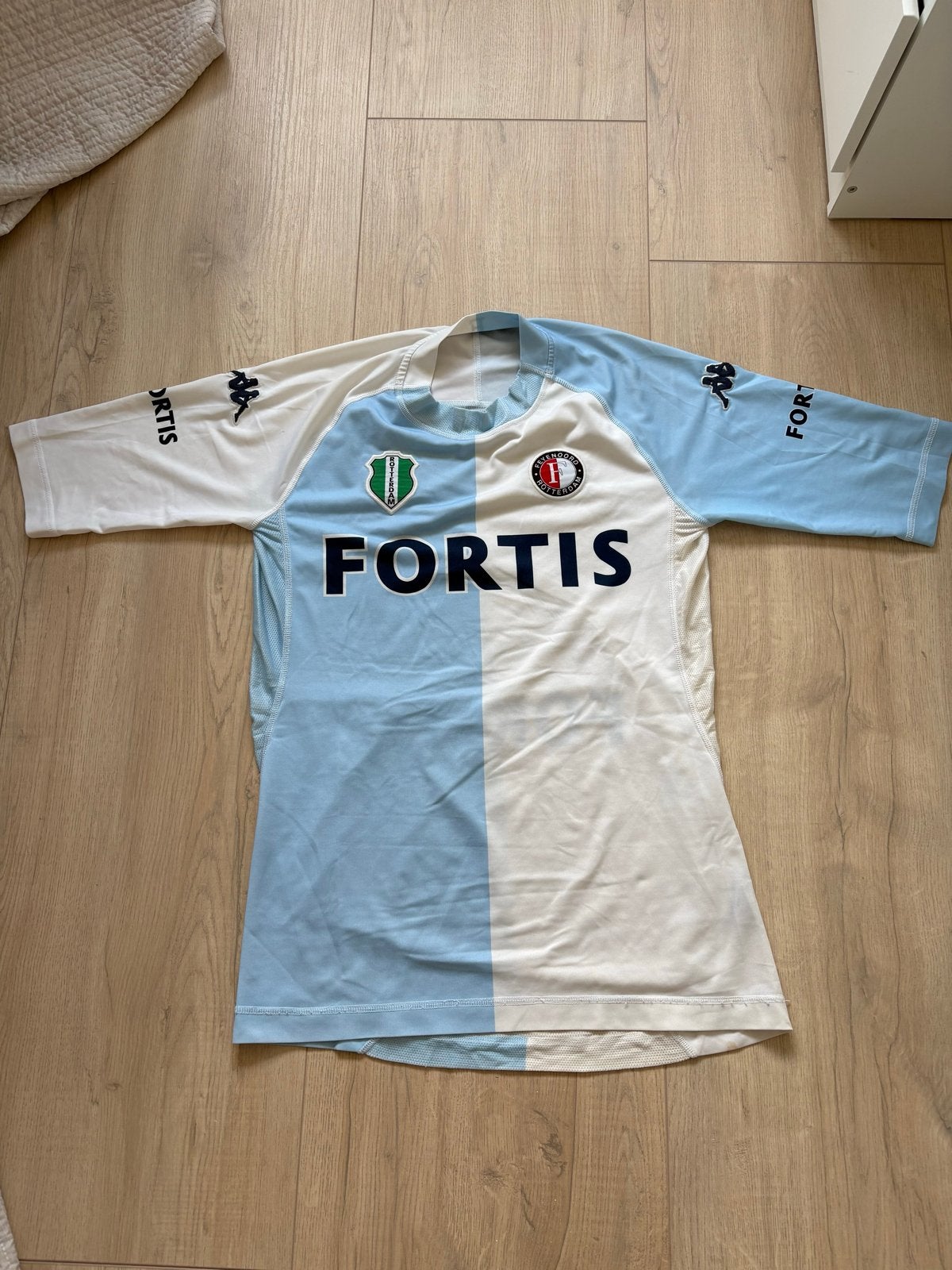 Feyenoord uitshirt 2004-2005 Maat L, Maat 52/54 (L), Wit, Ophalen of Verzenden, Voetbal