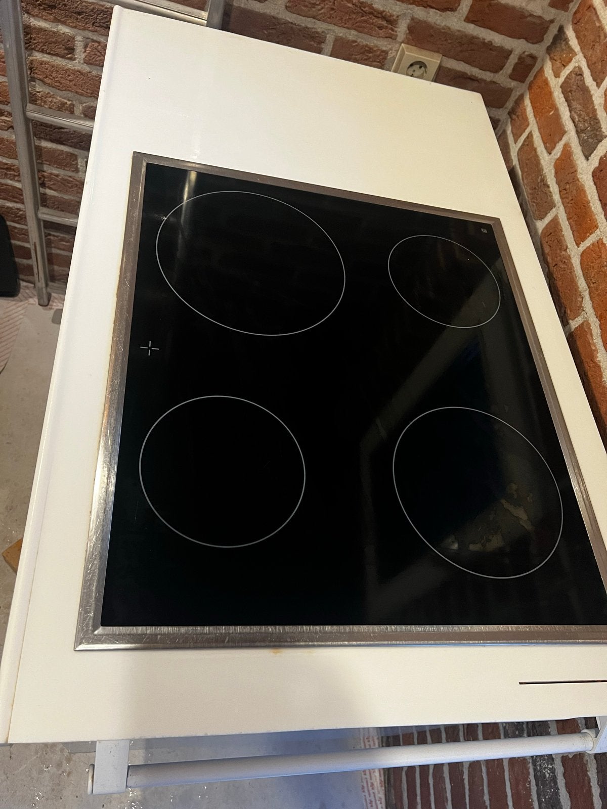 ATAG keramische kookplaat met oven RVS, Witgoed en Apparatuur, Ophalen, Gebruikt, Oven, Hete lucht