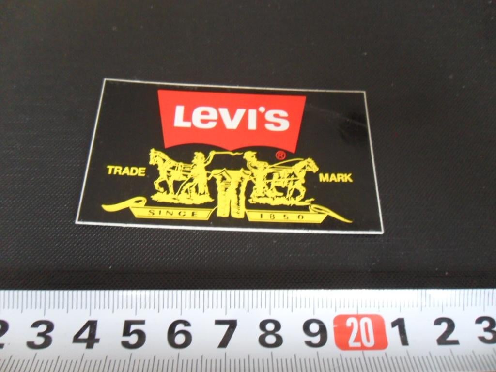sticker logo jeans LEVI'S trade mark since 1850, Verzamelen, Ophalen, Zo goed als nieuw