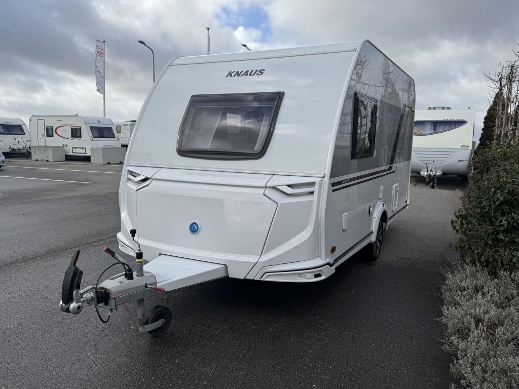 Knaus Sport 400 LK verkocht, Caravans en Kamperen, Standaardzit, Schokbreker, Bedrijf, 750 - 1000 kg
