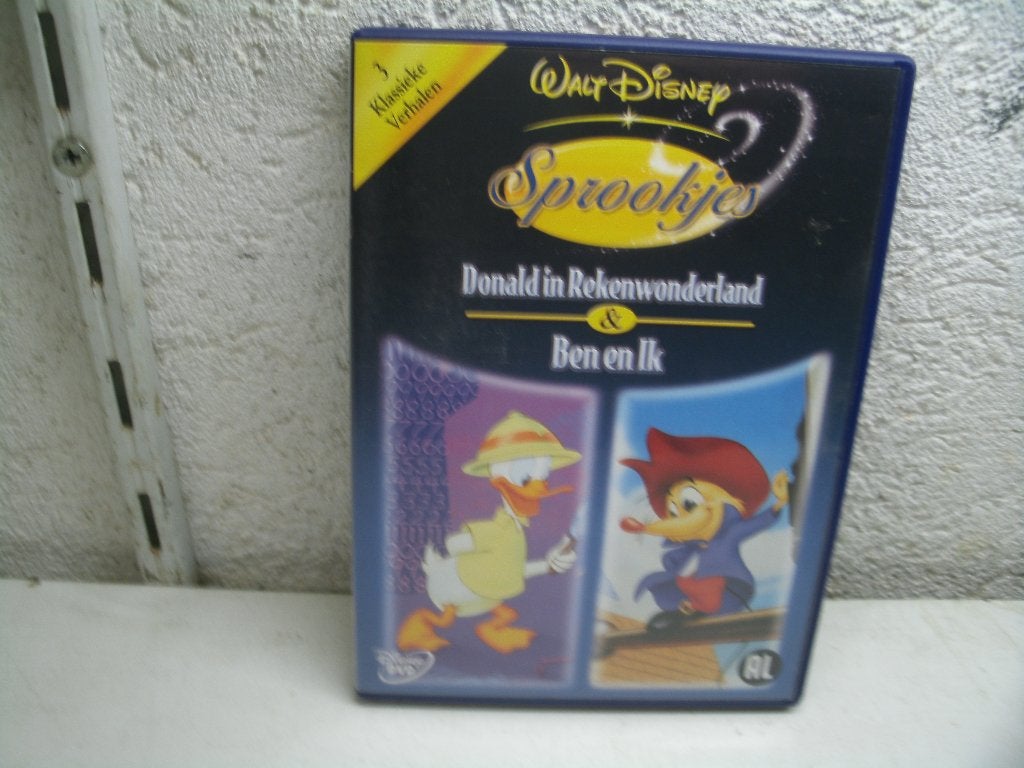 dvd 303k donald in rekenwonderland & ben ik, Alle leeftijden, Ophalen of Verzenden, Zo goed als nieuw