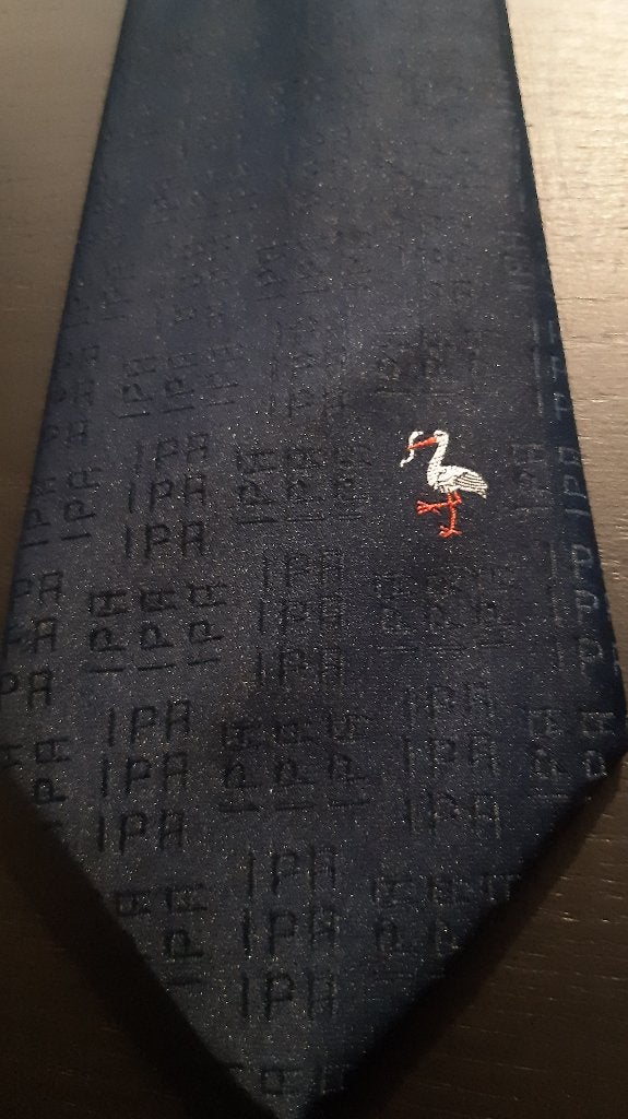 IPA stropdas International Police Association Den Haag, Ophalen of Verzenden, Nieuw, Blauw