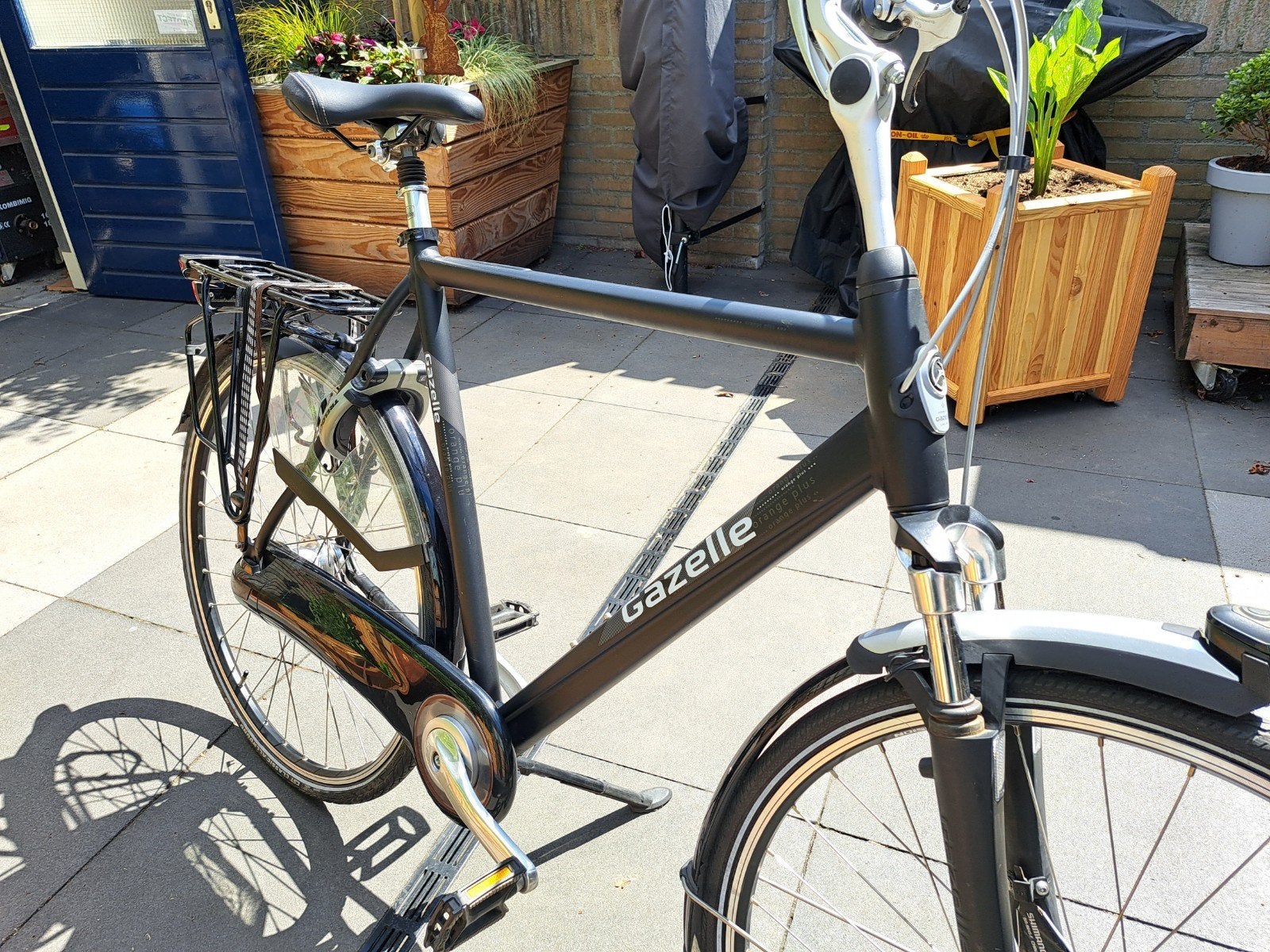 Gazelle Orange plus herenfiets( framehoogte: 61 cm), Fietsen en Brommers, Fietsen | Dames | Damesfietsen, Ophalen, Gebruikt, Versnellingen