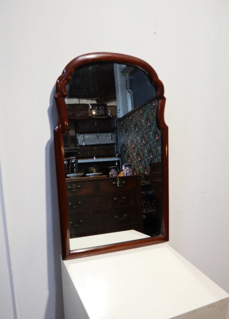 Antieke Soesterspiegel, spiegel, Ophalen of Verzenden, Rechthoekig