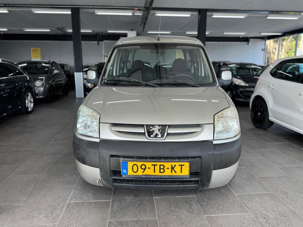 Peugeot Partner MPV 1.6-16V XT airco 2x schuifdeuren cruise, Auto's, Peugeot, Stof, Gebruikt, Zwart, Origineel Nederlands