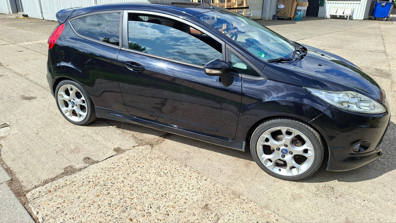 2010 ford fiesta 1.6 sport, Zwart, Handgeschakeld, Particulier, Te koop