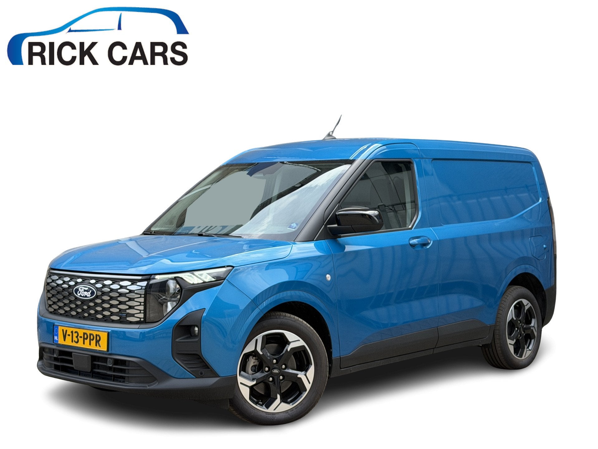 Ford E-Transit Cour. Limited 44 kWh Direct rijden/CarPlay/So, Auto's, Gebruikt, Blauw, 1524 kg, 2 stoelen