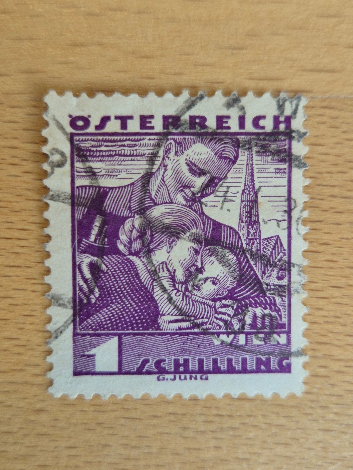 Oostenrijk 1934 klederdracht, Postzegels en Munten, Postzegels | Europa | Oostenrijk, Ophalen of Verzenden, Gestempeld