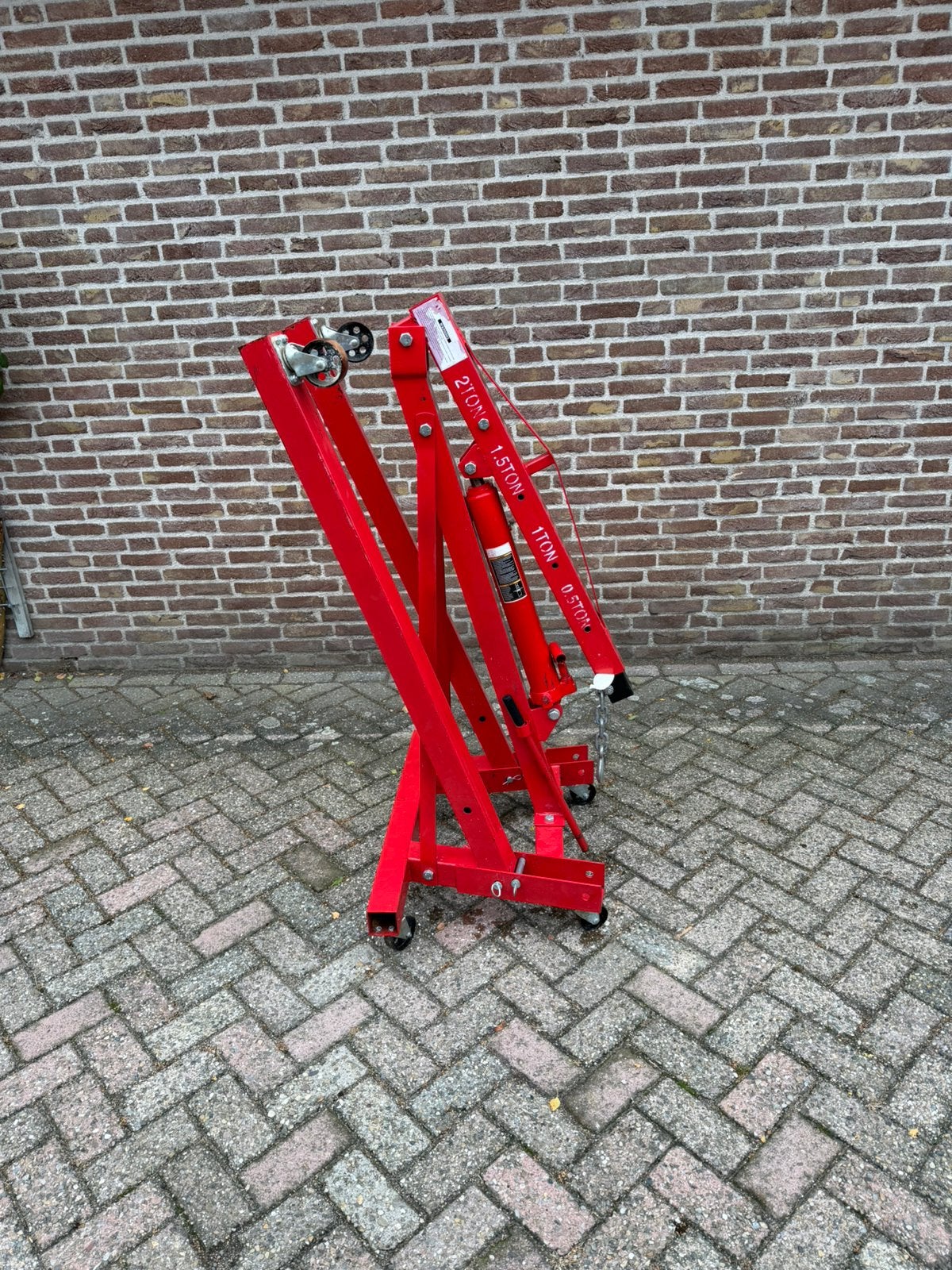 Motortakel 2T, Ophalen, Gebruikt