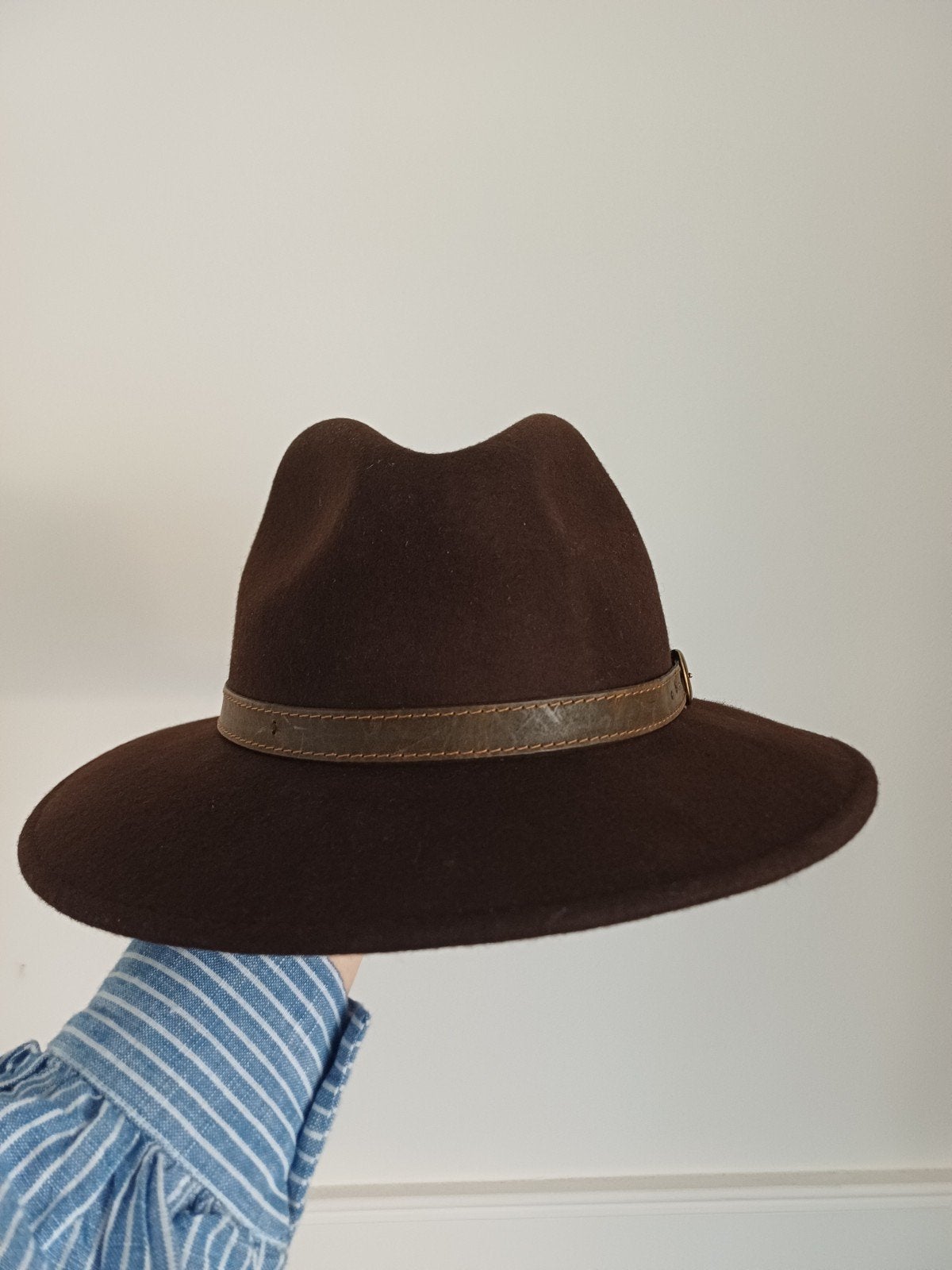 cowboy hoed bruin, Cowboy style hoed, Hoed, Nieuw, Ophalen of Verzenden
