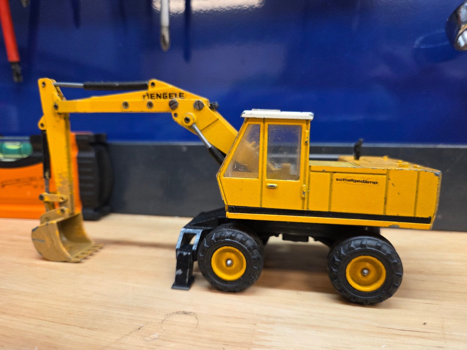 Mengele MH 1035 NZG 1:50 Graafmachine Model, Hobby en Vrije tijd, Ophalen of Verzenden, Gebruikt, NZG