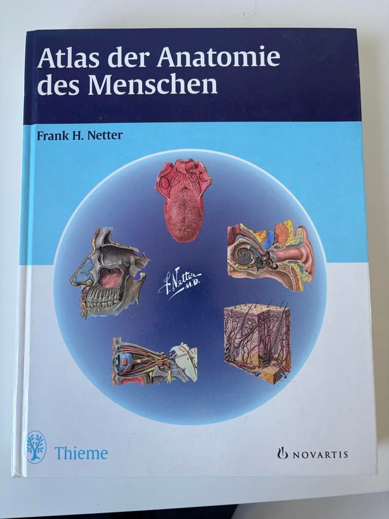 Atlas der Anatomie des Menschen - Frank H. Netter, Ophalen, Zo goed als nieuw, Natuurwetenschap
