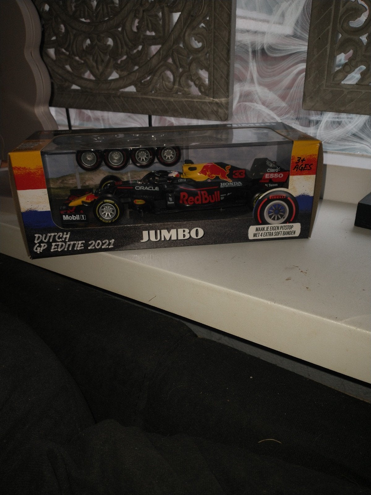 Max Verstappen RB16B nieuw in doos burago, Ophalen of Verzenden