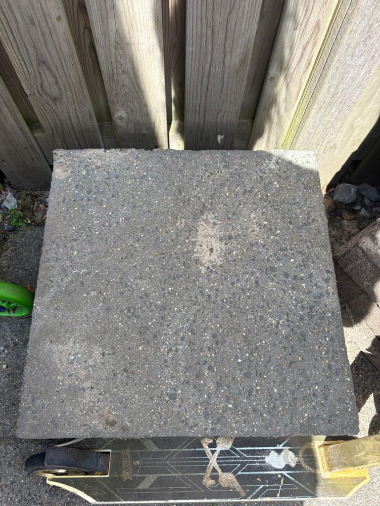 Betontegels voor terras of pad - geschikt voor auto, Tuin en Terras, Ophalen, Gebruikt, 10 m² of meer, Beton