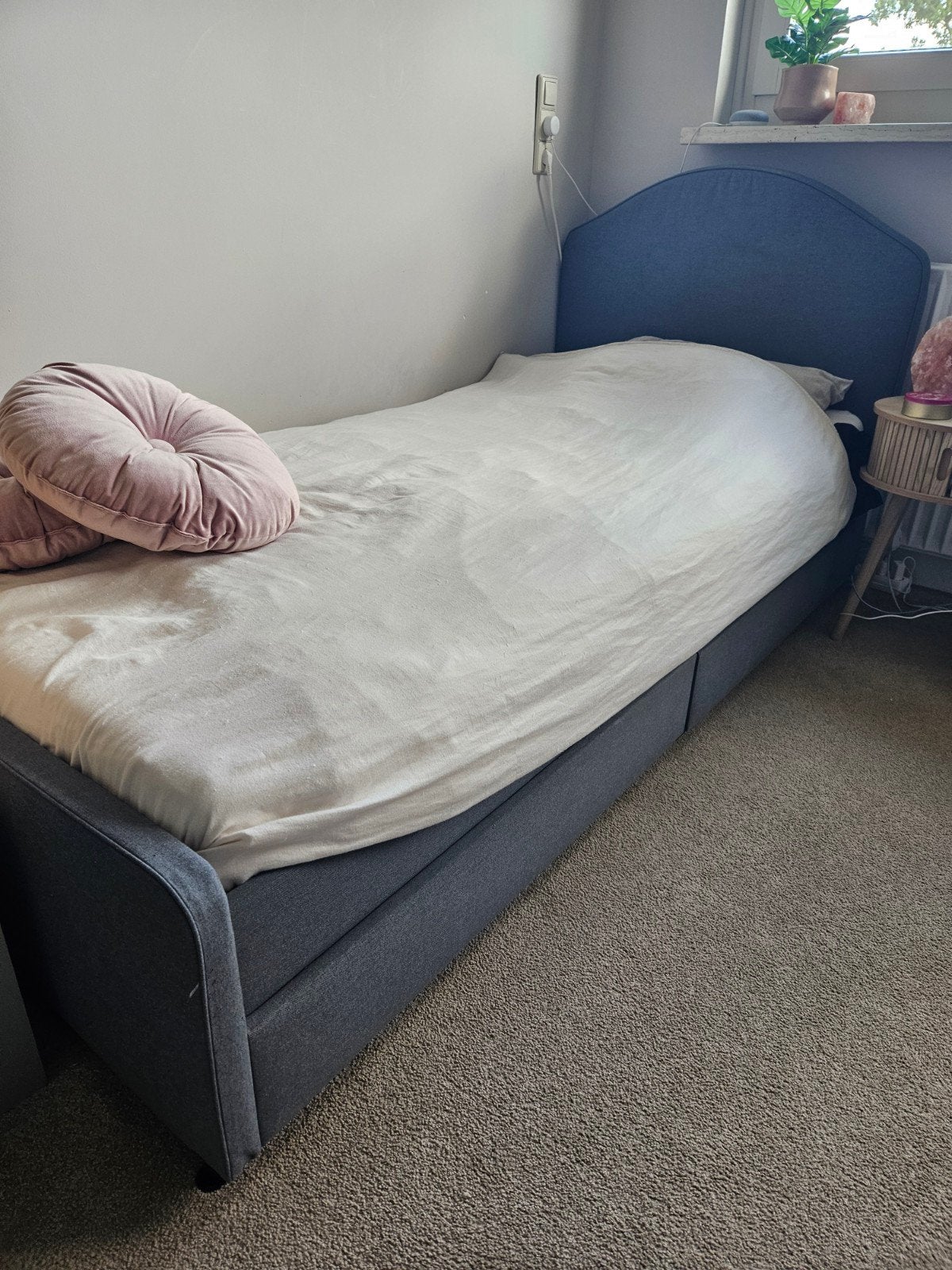 ikea eenpersoonsbed met lades, Huis en Inrichting, Ophalen, Gebruikt, 90 cm, Eenpersoons
