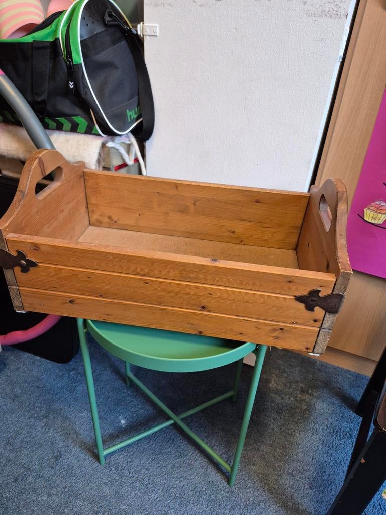 Houten lectuurbak, Tuin en Terras, Bloembakken en Plantenbakken, Ophalen, Gebruikt, Hout