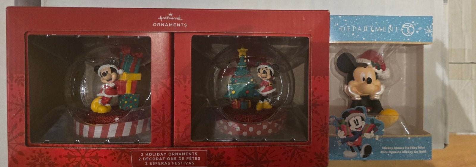 Mickey&Minnie kerstornamenten, Diversen, Ophalen