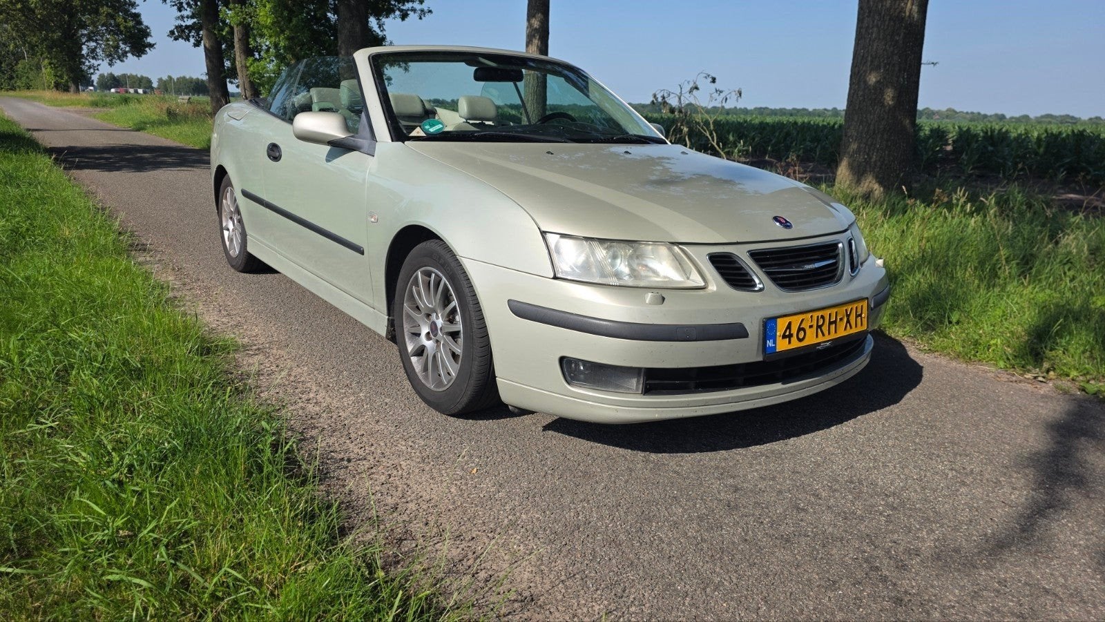 Saab 9-3 1.8 T 110KW Cabrio AUT 2005 - VASTE PRIJS, 1998 cc, Beige, 4 cilinders, Cabriolet