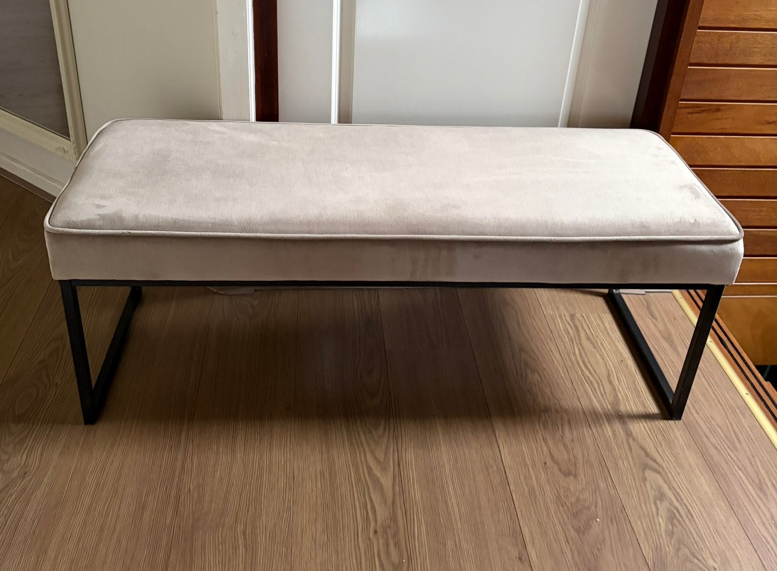 Pien bankje Karwei, Ophalen, Minder dan 50 cm, 125 cm of meer, Zo goed als nieuw