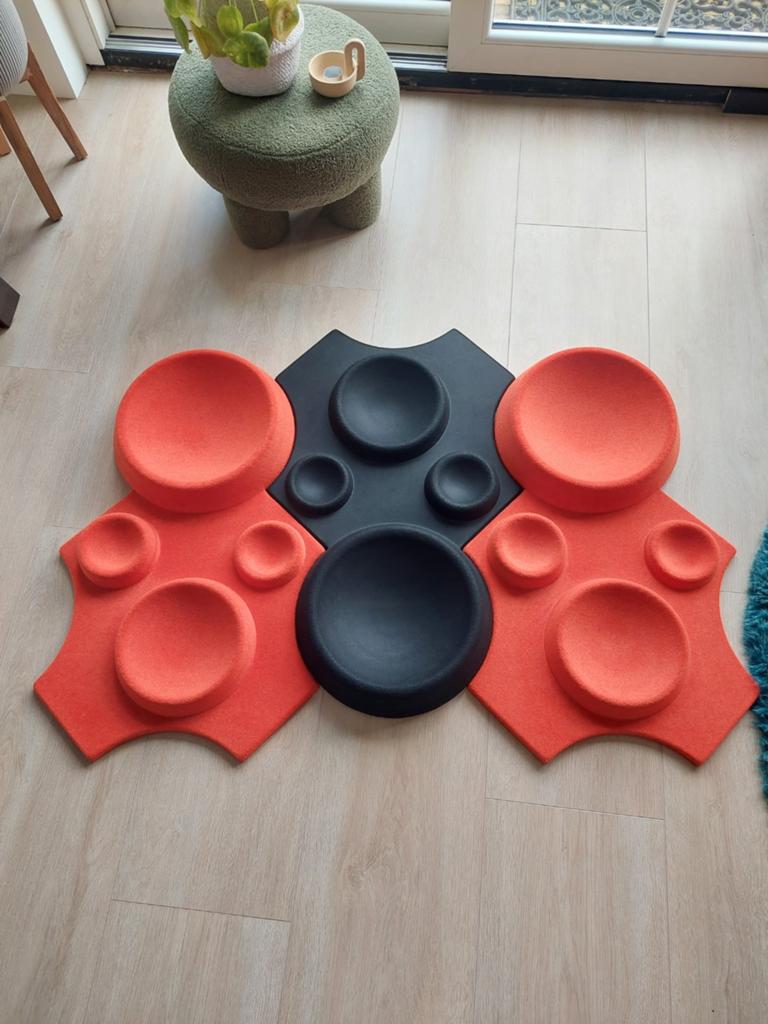 Wandpanelen Moon van Johanson, Geluiddempend, Oranje, Nieuw, Ophalen of Verzenden