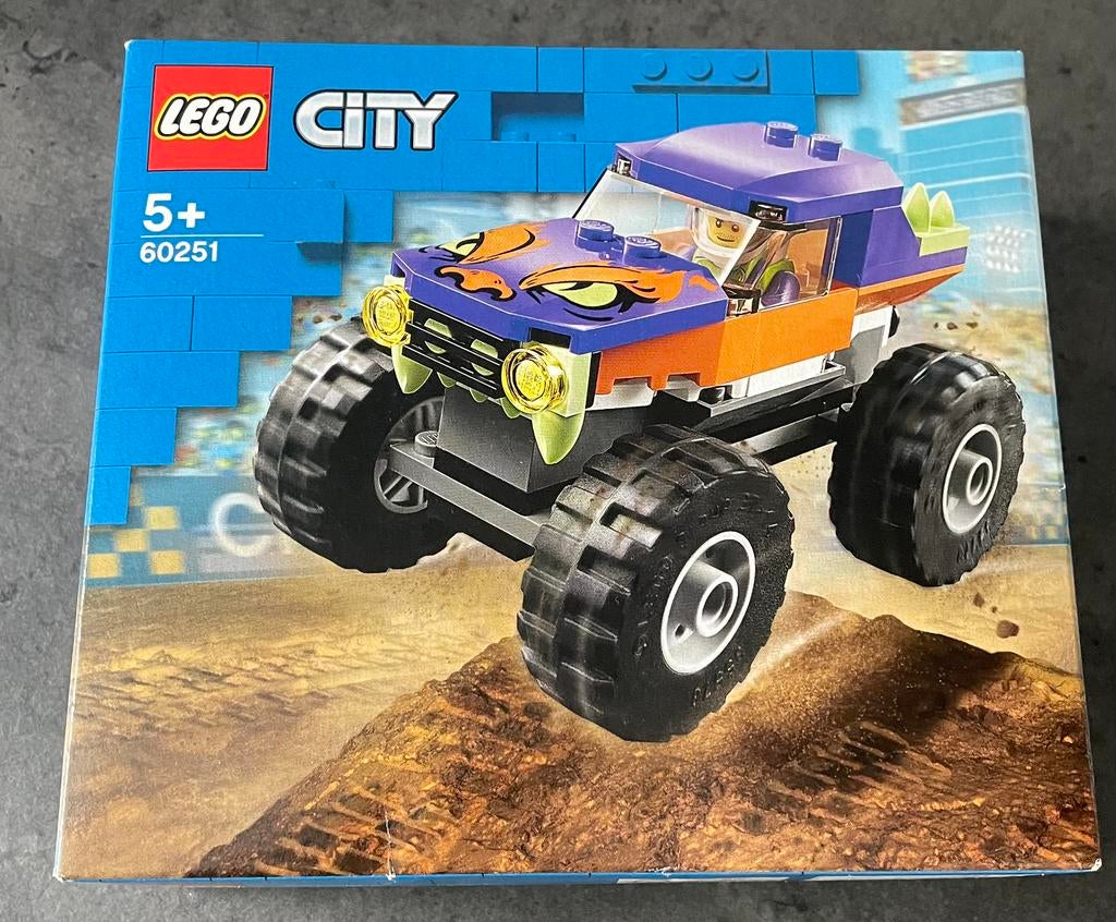 Lego City 60251 Monstertruck, Ophalen of Verzenden, Zo goed als nieuw