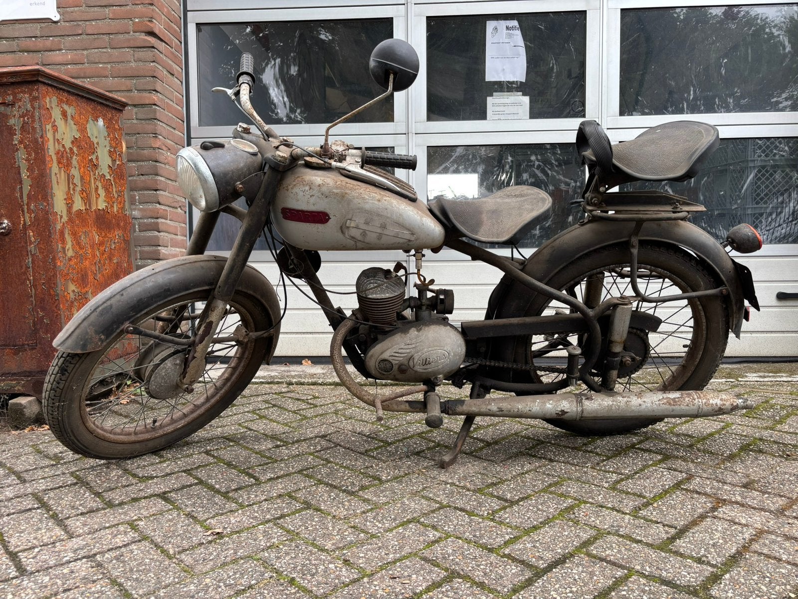 SPARTA OLDTIMER MOTORFIETS CLASSIC SCHUURVONDST MANCAVE SIXT, Motoren, 1 cilinder, Gebruikt, Handgeschakeld