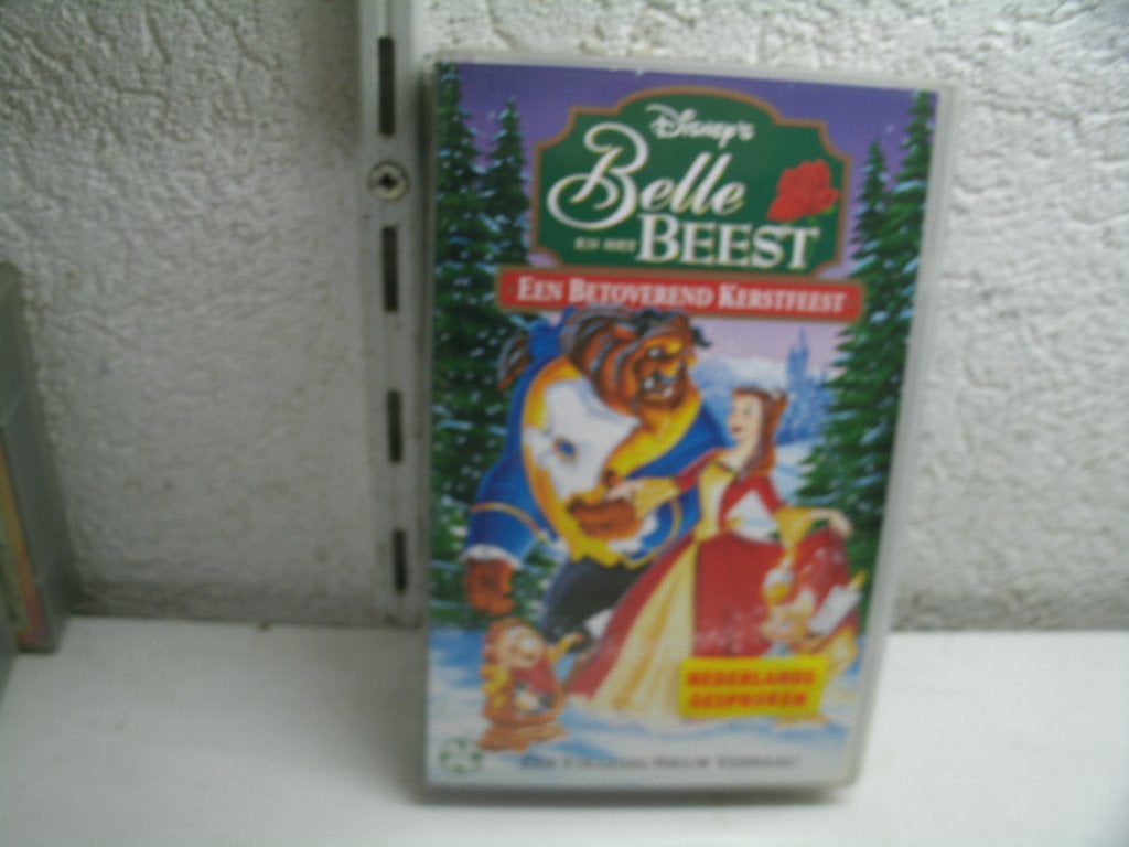 vhs 159a belle en het beest een betoverende kerstfeest, Cd's en Dvd's, VHS | Kinderen en Jeugd, Alle leeftijden, Ophalen of Verzenden