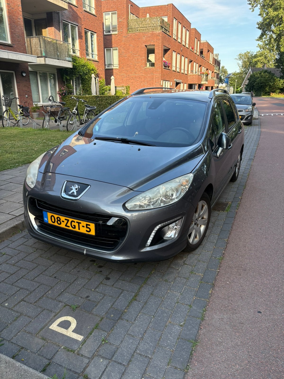 Peugeot 308 1.6 VTI 16V SW 2011 Grijs 2e eigenaar, Auto's, Peugeot, Particulier, Benzine, B, Stationwagon, Handgeschakeld, Geïmporteerd
