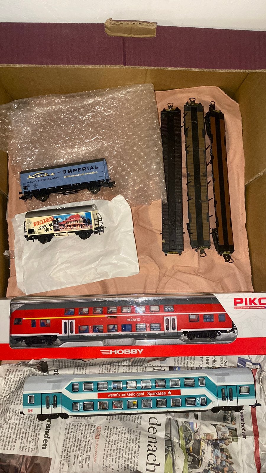 (DB) Piko, Sachsen, marklin & roco. Alles rolt, Gelijkstroom of Wisselstroom, Wagon, Ophalen of Verzenden, Zo goed als nieuw