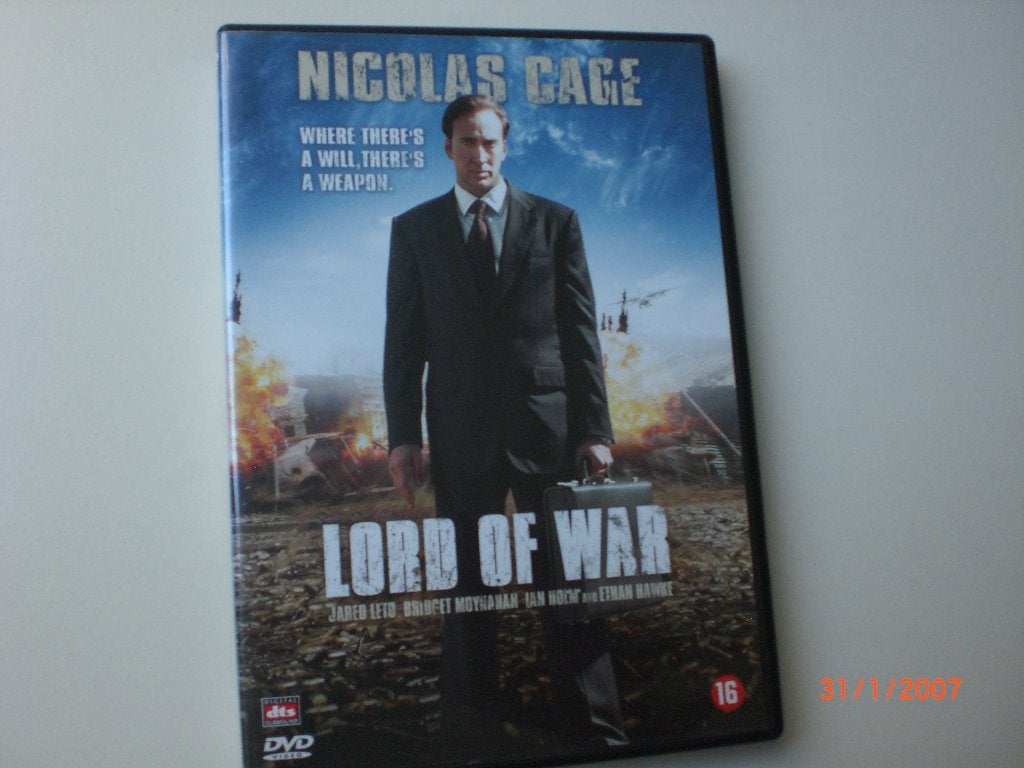 dvd Lord of War Jared Leto Nicolas Cage Bridget Moynahan, Engels, Vanaf 16 jaar, Nederlands, Ophalen of Verzenden