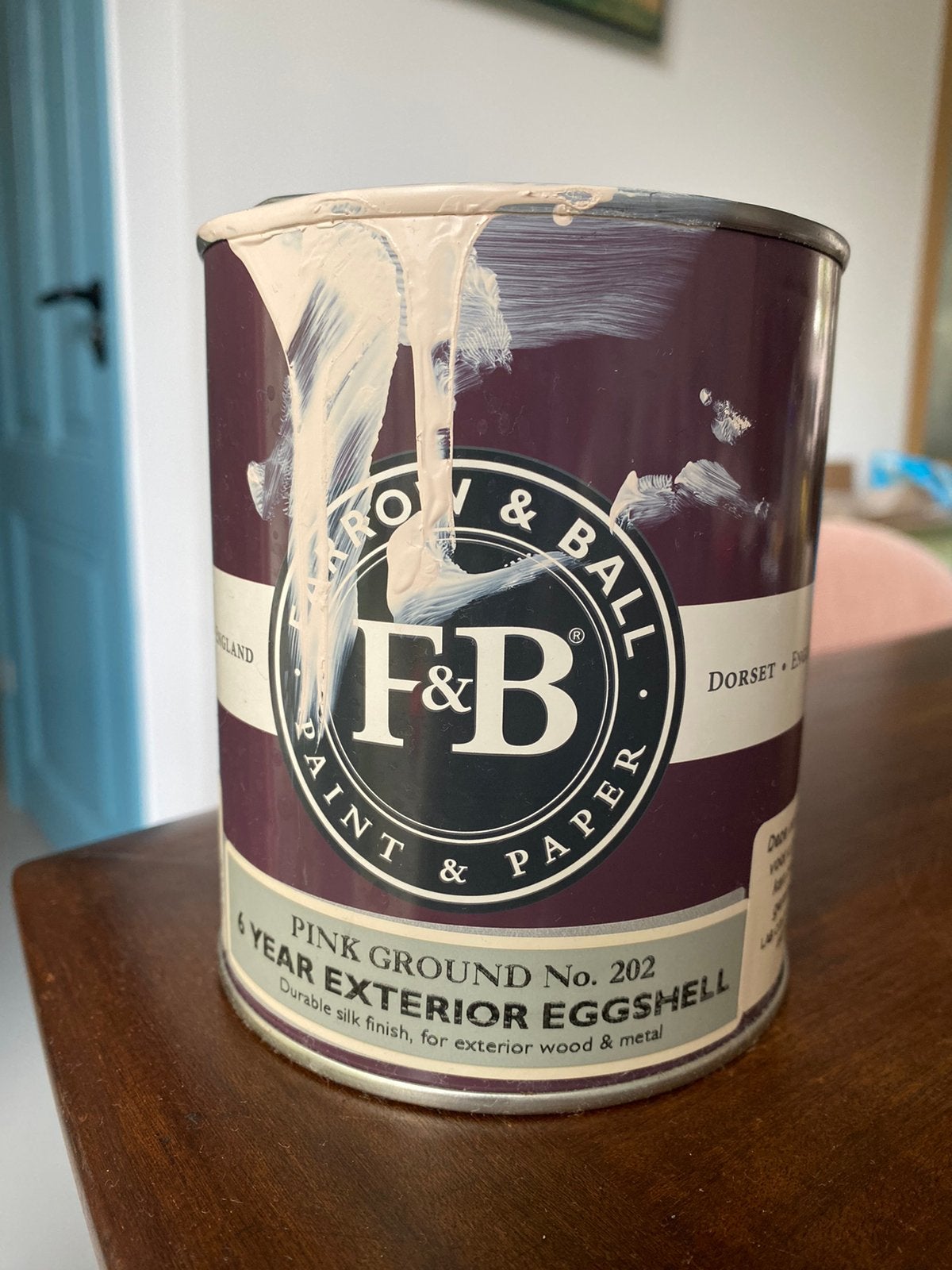 Farrow & Ball pink ground no.202, Ophalen of Verzenden, Zo goed als nieuw
