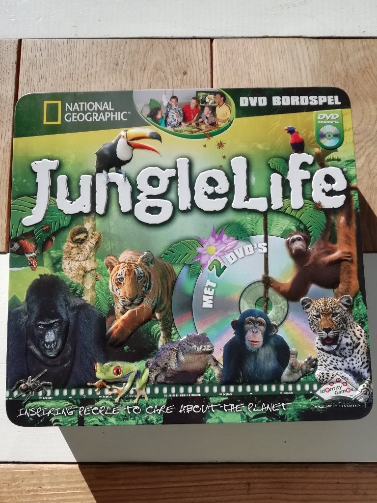 DVD bordspel Junglelife, Ophalen of Verzenden, Zo goed als nieuw, Identity Games