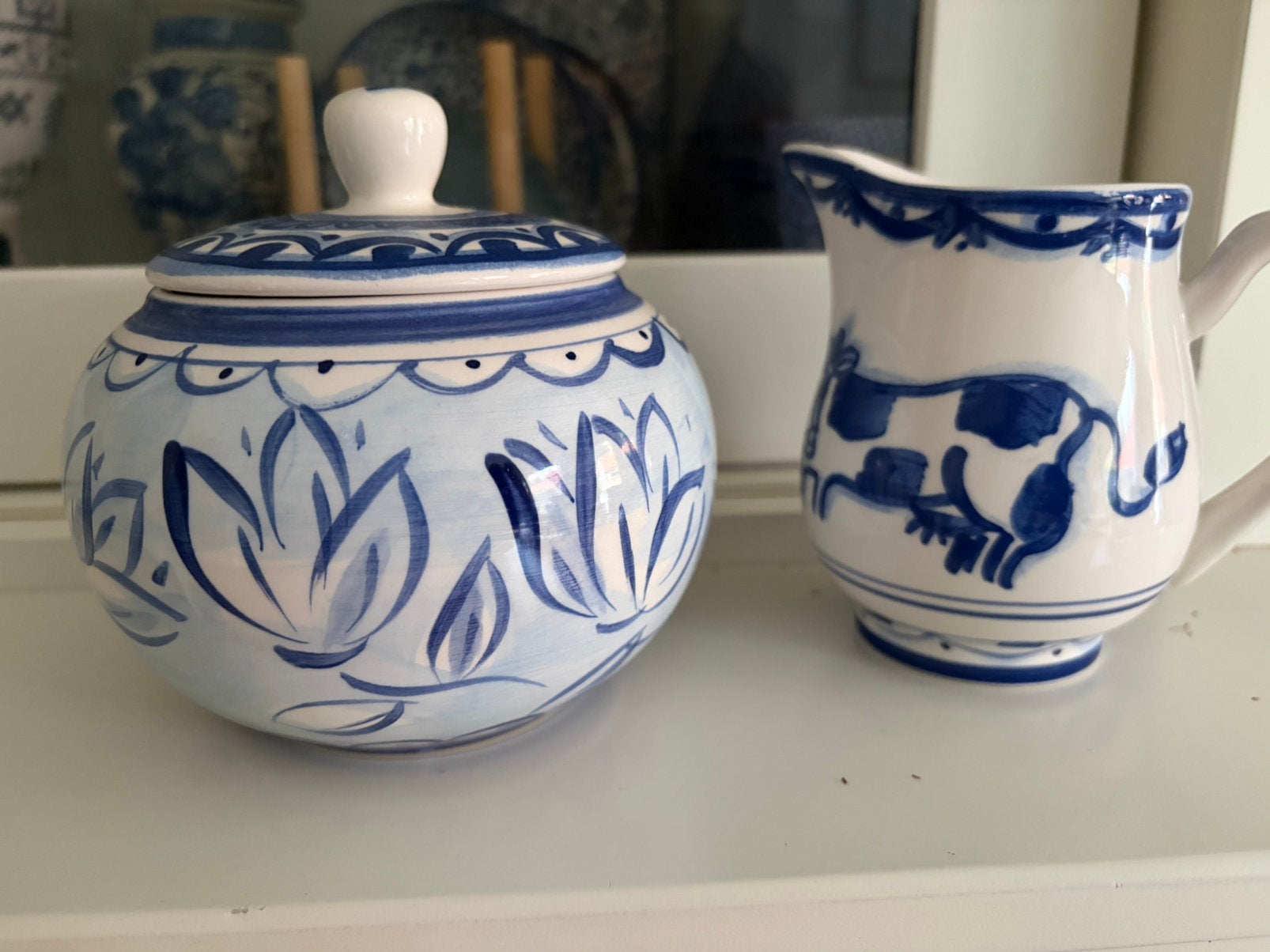 BLOND AMSTERDAM DELFTS BLAUW Melk & Suiker, Ophalen, Overige typen, Zo goed als nieuw, Aardewerk